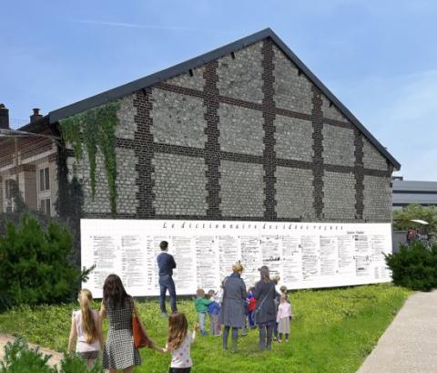 Fresque pérenne en hommage à Flaubert à Rouen